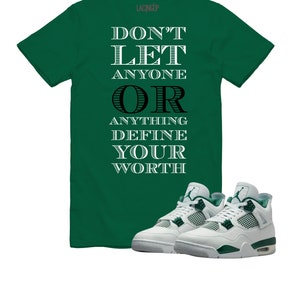 Jordan 4 Oxidized define green tee