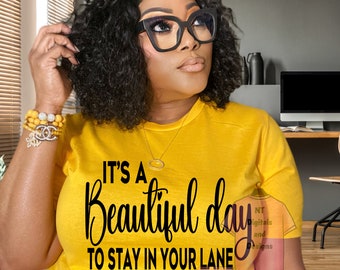 Stay in your lane svg png, sarcastic quote svg, funny shirt quote, instant download, digital cut file, sublimation, print and cut