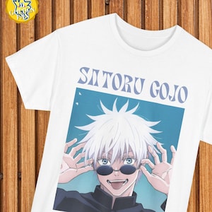Juju.tsu Kai.sen T-shirt, Sato.ru Go.jo T-shirt, Anime Unisex Shirt, Gift for anime fans, Japan Serie, Ita.dori, Graphic Tshirt