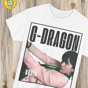 Gdragon T-shirt, Unisex Heavy Cotton Tee, Kpop Bigbang Shirt, Music Fan Gift, Graphic Tee, Concert Merch