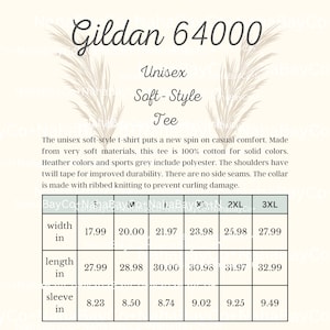 Gildan 64000 downloadable size chart, gildan size chart, gildan 64000 tee
