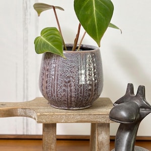 4.5" Ceramic Flower Planter, Ceramic Pot Planter, Indoor Ceramic Bowl, Houseplant Ceramic Pot, Decorative Planter for Indoor Plant