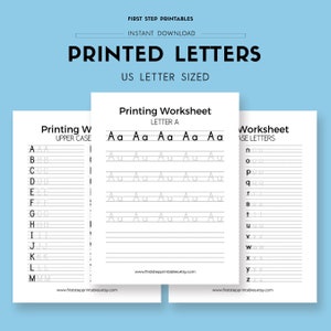 Cursive Writing Worksheet Printable Handwriting Practice - Etsy