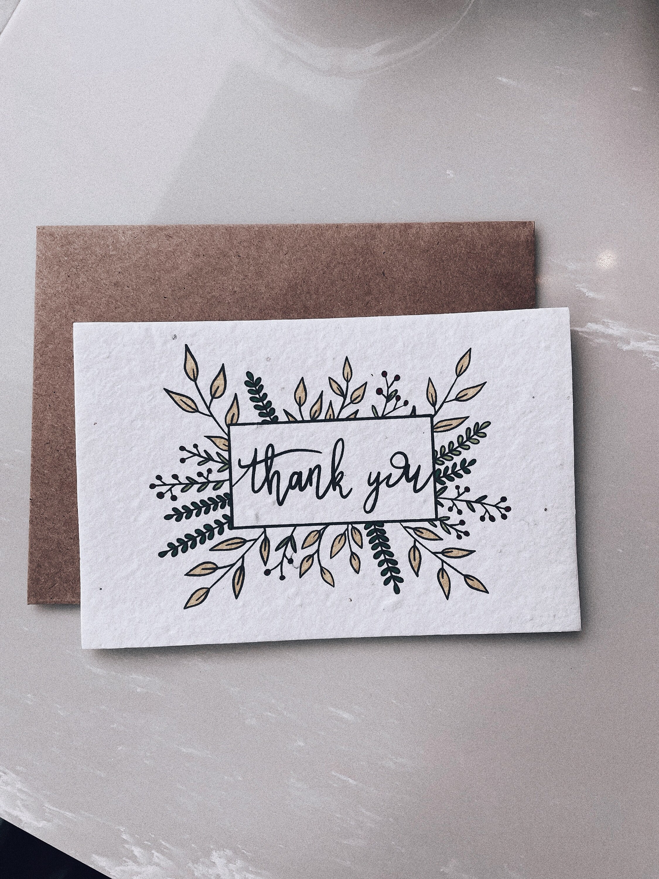 Thanks Fg Plantable Thank You Postcard, Thank You Postcard, Seed Paper Postcard ...