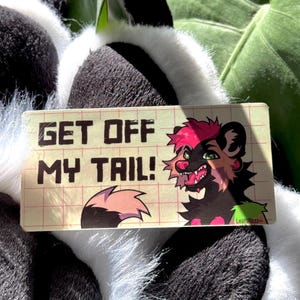 Furry Bumper Sticker Vinyl