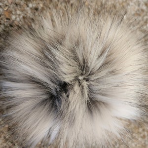 Fur Pom Poms | Faux Fur Pom Poms | Fluffy Pom Poms | Large Faux Fur Pom Poms for Hats | Fur Pompoms for Hats
