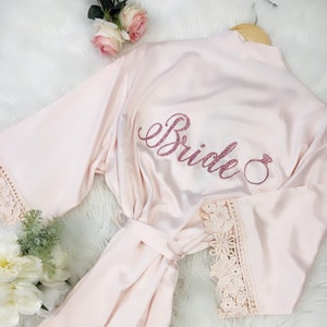 Bridesmaid Robes Bridesmaid Gifts Lace Robes - Etsy