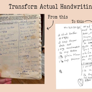 Puede incluir: Una receta escrita a mano para un pastel Mississippi Mud. La receta incluye ingredientes como mantequilla, huevos, azúcar, harina, nueces pecanas, sal, malvaviscos, cacao y nueces pecanas. La receta está escrita en un estilo informal y manuscrito.
