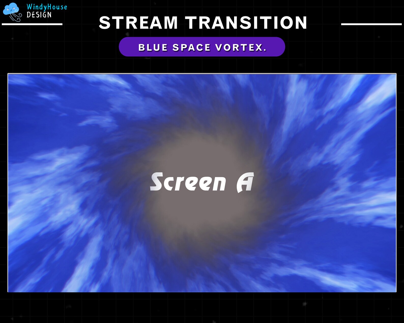 Blue Vortex Energy Transition, Space Vortex Stream Stinger Transition ...