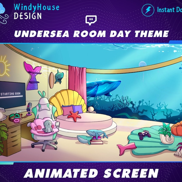 Underwater Room Vtuber Etsy