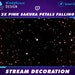 3x Animated Stream Decoration Star Floating Overlay, Star Falling Down ...