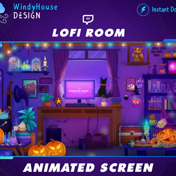 анирирован 10 lofi desk хэоин twitch цены ، кити ээт ، ый до ، Twitch Ovelay