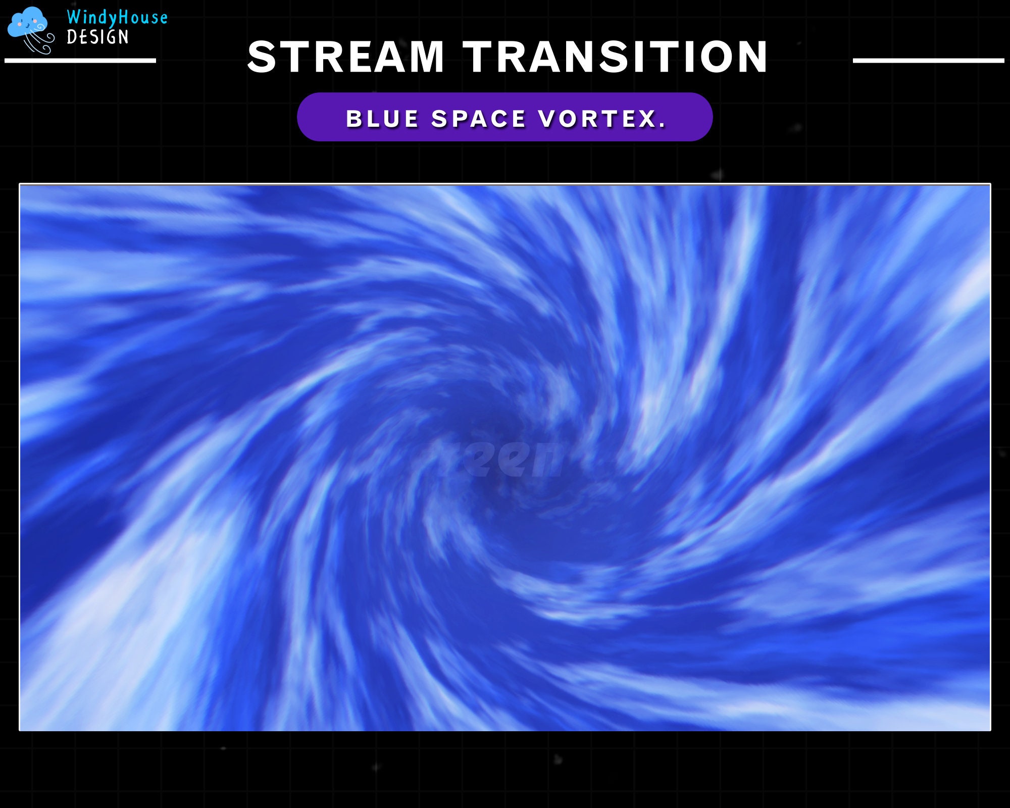 Blue Vortex Energy Transition, Space Vortex Stream Stinger Transition ...