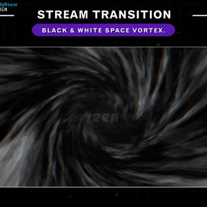 Black White Vortex Energy Transition, Space Vortex Stream Stinger ...