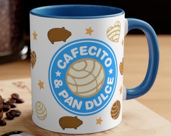 Cafecito And Pan Dulce Mug, Cafecito y Pan Dulce, Latina Coffee Mug, Mexican Mug, Funny Coffee Mug, Spanish Coffee Mug, Hispanic Gift,