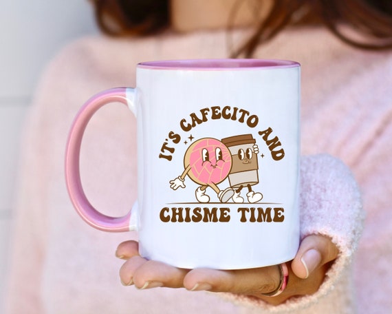 Cafecito & chisme mug – Tiendita Bonita