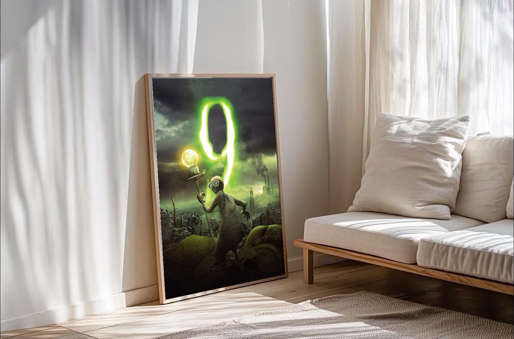 Post Apocalyptic Animation Poster, Dark Sci-fi Print, Minimalist Wall ...