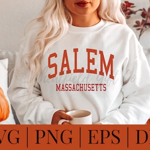 Salem MA SVG, Digital Design, College Style Salem png