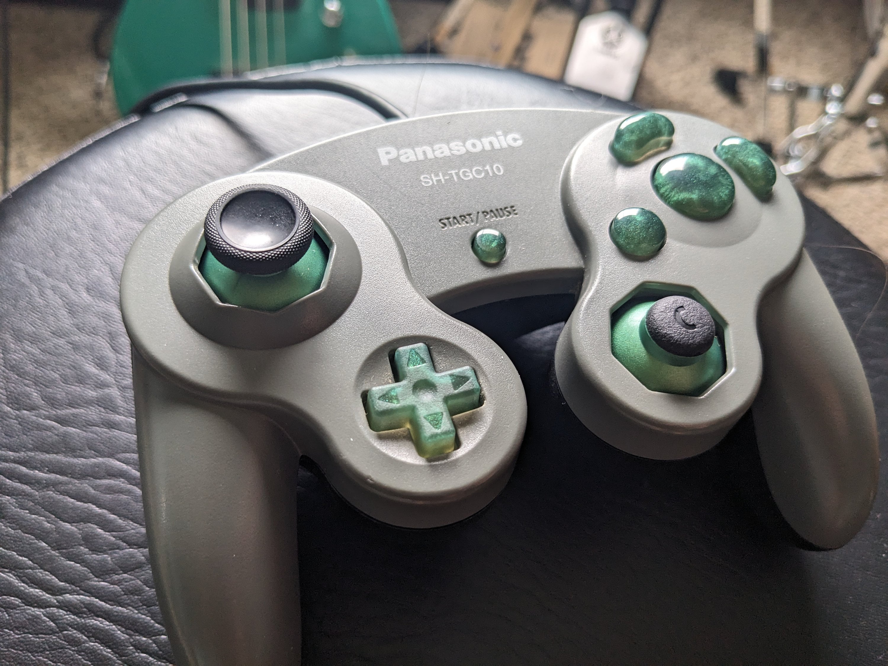 任天堂 - 38。Panasonic GameCubeQ Panasonic GameCube Q Controller Gray SH-TGC10 GCQ Japan