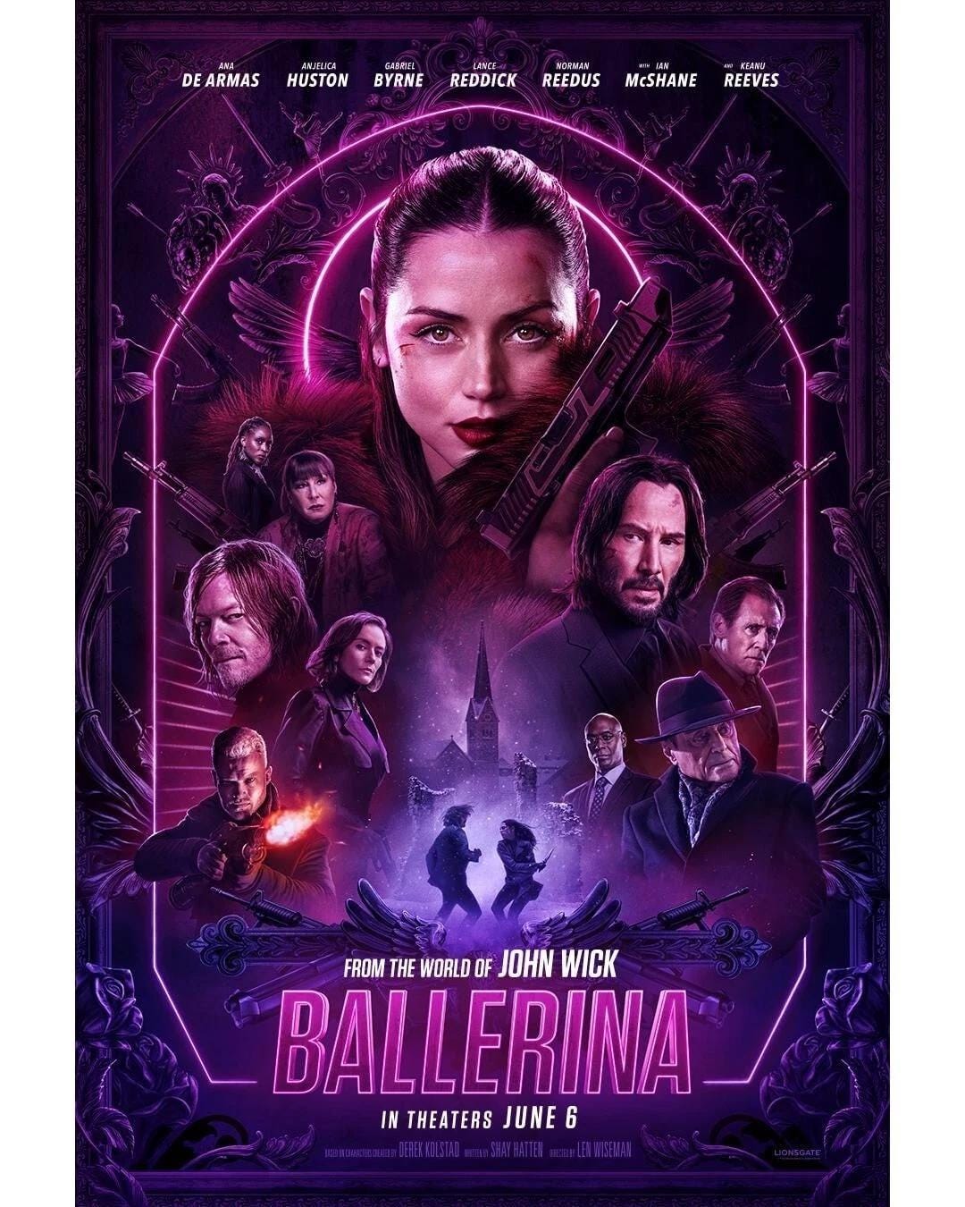 新しい！ジョン・ウィック バレリーナ 映画ポスター アナ・デ