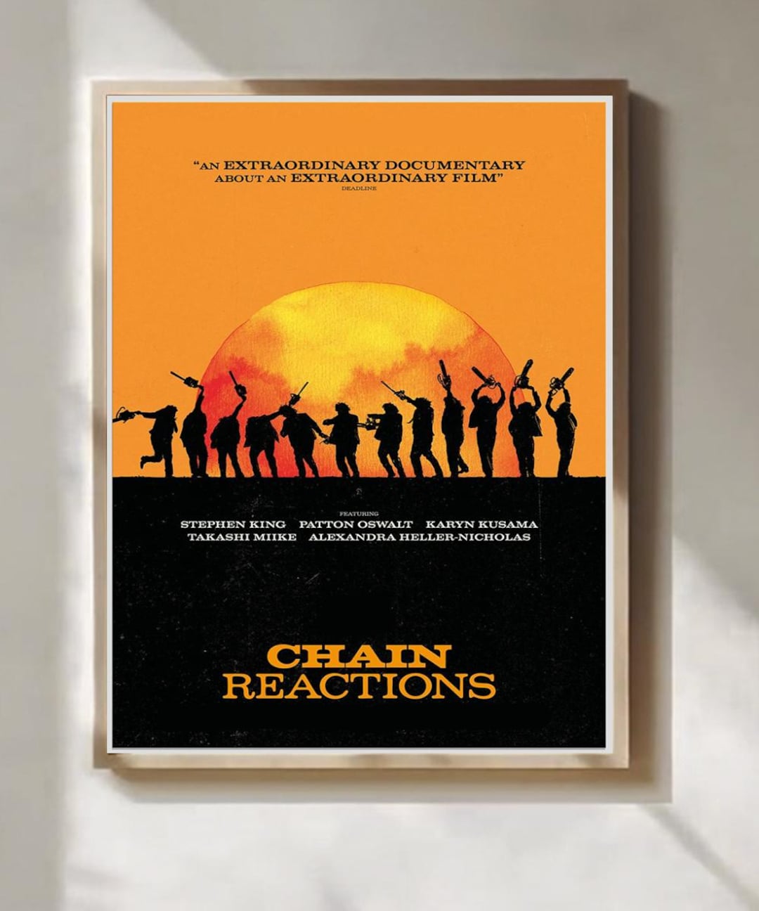 Link Rection Poster Chain Reactions Poster Retro Horror Documentary Poster - Etsy