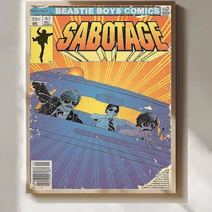 Sabotage Beastie Boys Print - Etsy