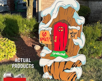 Grinch Lair Yard Decoration: Whoville Christmas Decor (47.40in H x 23in W)   LAIR ONLY