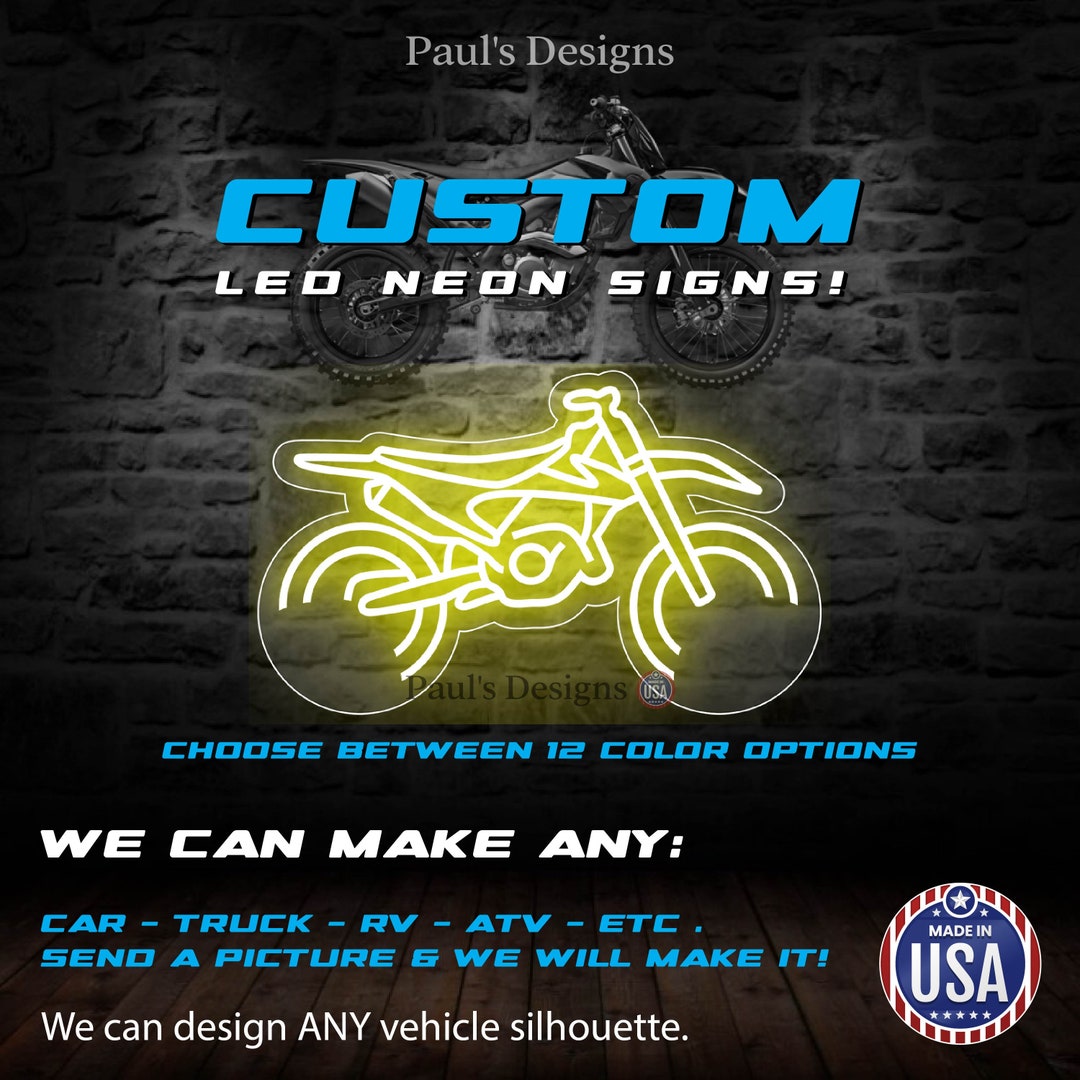 Car Led NEON Signs Custom Design Neon Car Signs Truck Neon 2 Day Turn