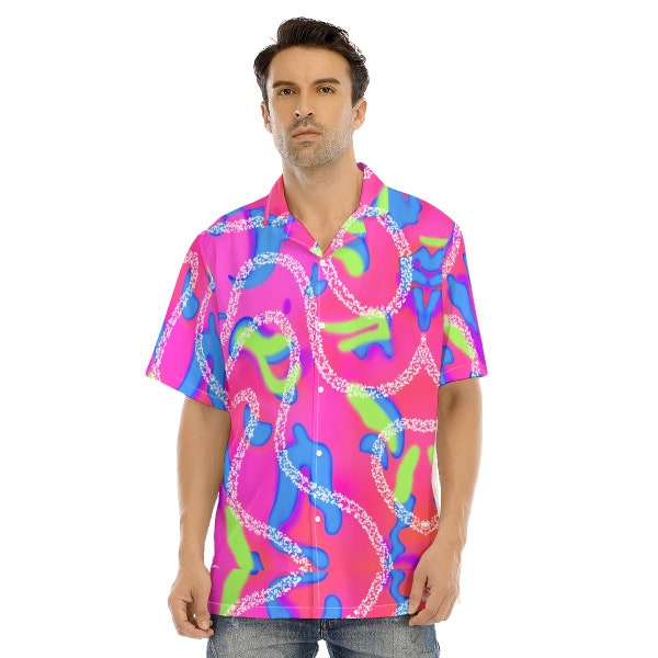 Malibu Print Men's Hawaiian Shirt
