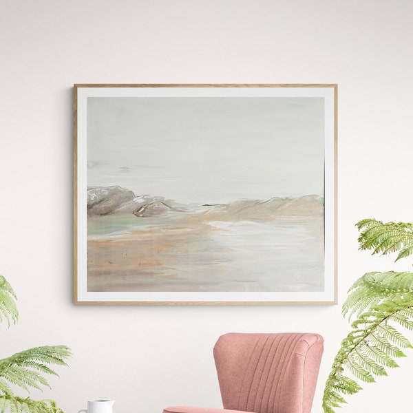 Cloudy Beach Acrylic Painting Download