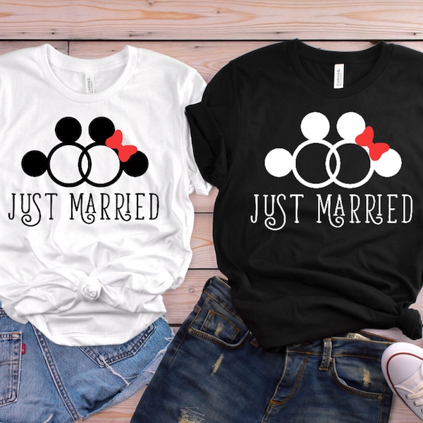 Just Married SVG | Mouse Svg | Digital File | Magic Kingdom SVG