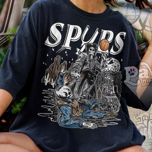 Vintage San Antonio Spurs NBA Champs Cropped Graphic T Shirt 2003 Whit –  Black Shag Vintage