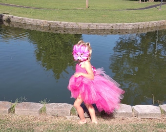 Girls flamingo costume dress (please read details)