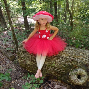 Girls mushroom dress costume (please read details)