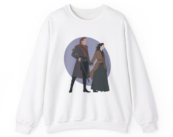 Jamie and Claire | Outlander | Fraser's ridge, Lallybroch, Claire Fraser, Jamie Fraser, Outlander book series shirt, Crewneck Sweatshirt