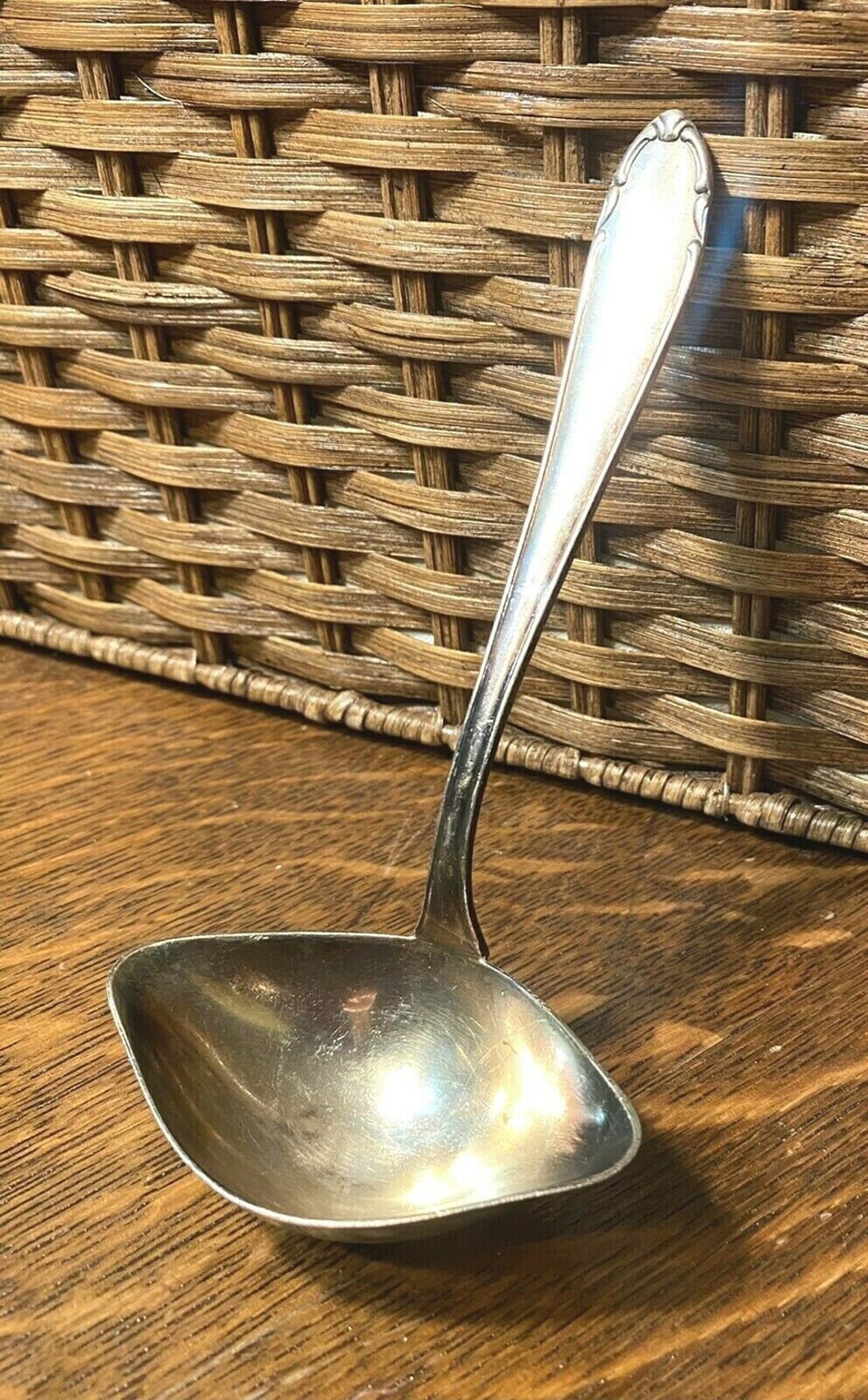Vintage Silverplate BMF 90 Sauce / Gravy LADLE Double Side Lip Etsy