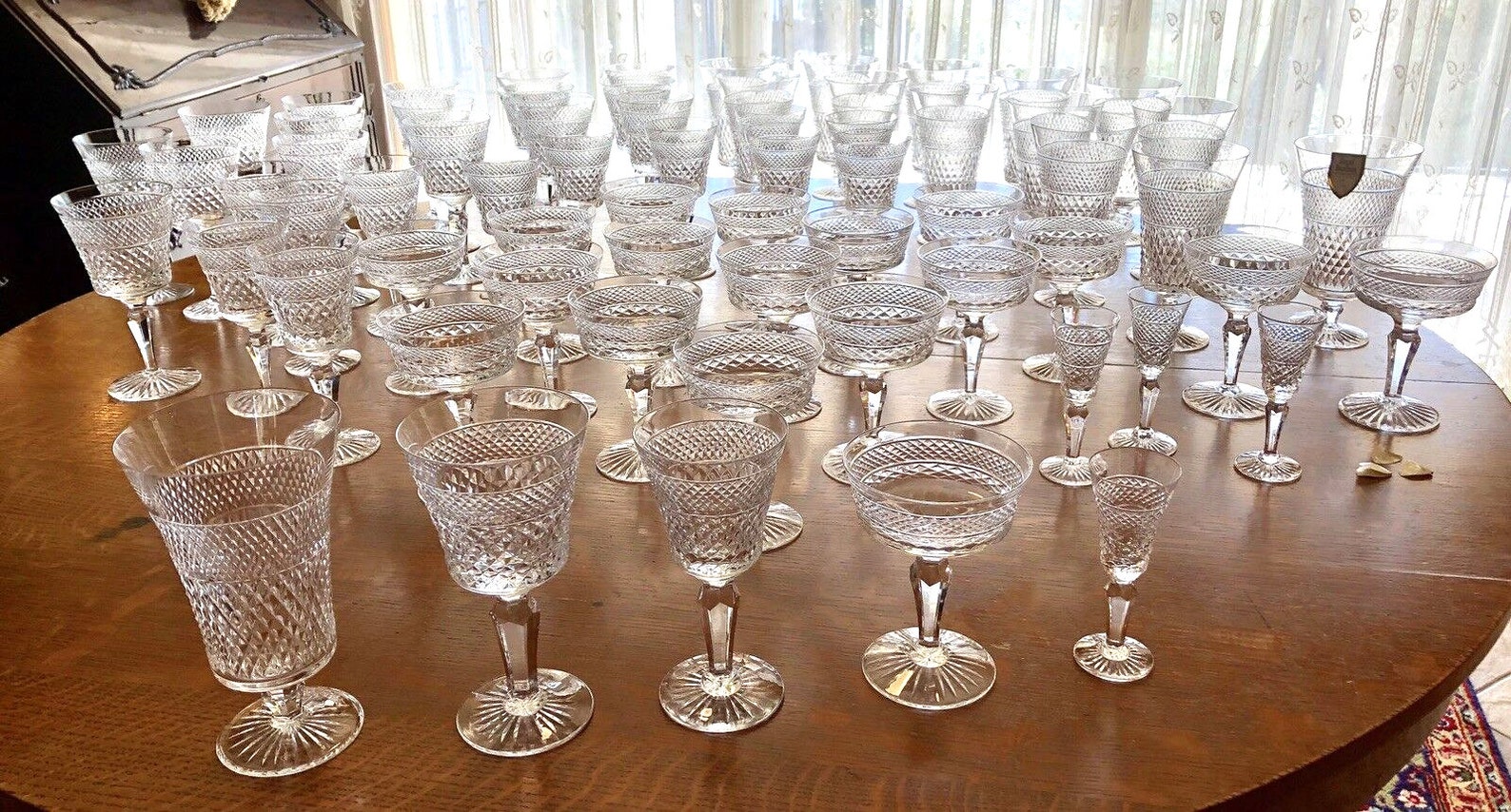 Lot Vintage Set ROYAL DOULTON Carlyle Crystal England Glasses Etsy