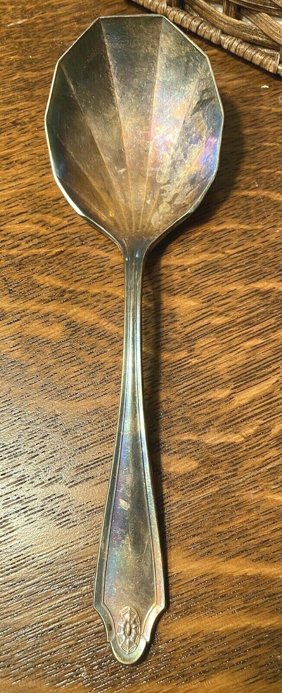 Antique Community Silver Silverplate CASSEROLE SPOON Large Etsy