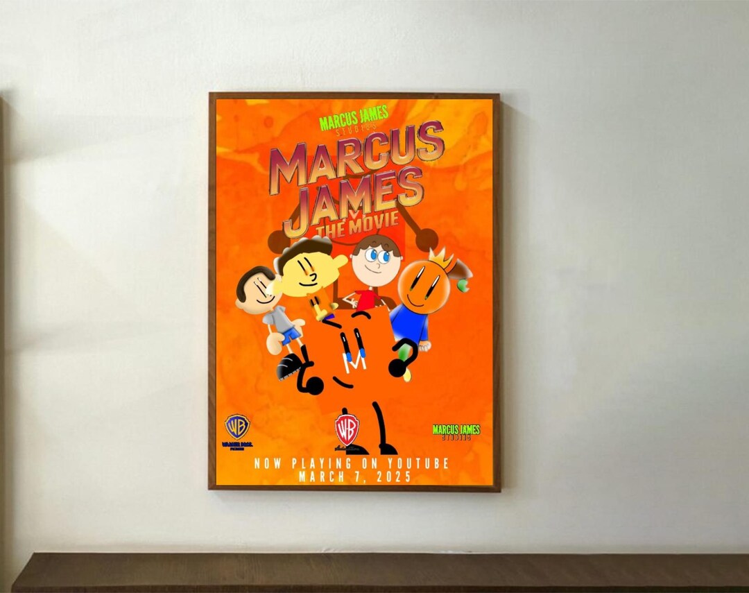 Marcus James 2025 Movie Poster No Frame, Home Decor, High Quality, Wall ...