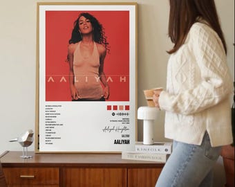 Aaliyah, Aaliyah Album Art Poster, Print, Music, Tracklist