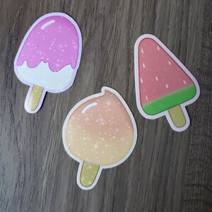 Eis Aufkleber, wasserfest Süßigkeiten Sticker,