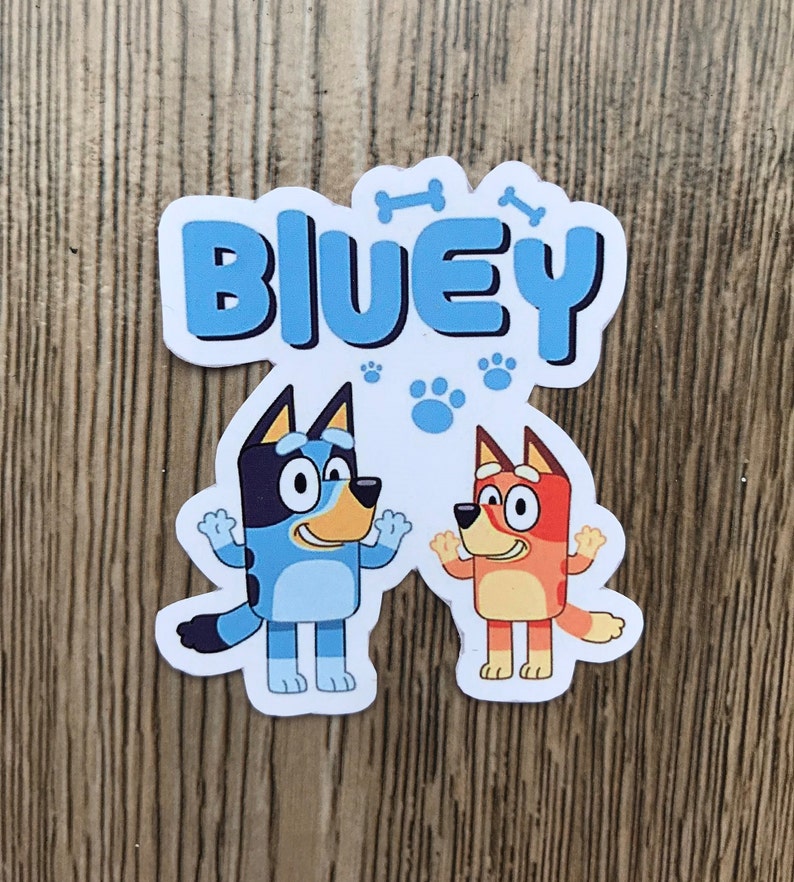 Bluey Vinyl Decal Sticker Bluey Funny Bluey Sticker for Etsy