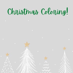 Christmas and Holiday Coloring Sets!