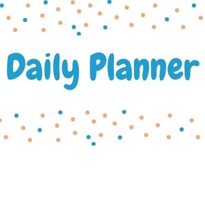 Pastel Daily Planner