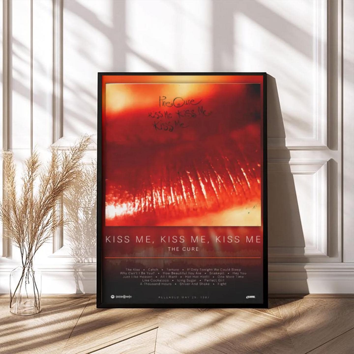 The Cure Kiss Me Kiss Me Poster - Etsy