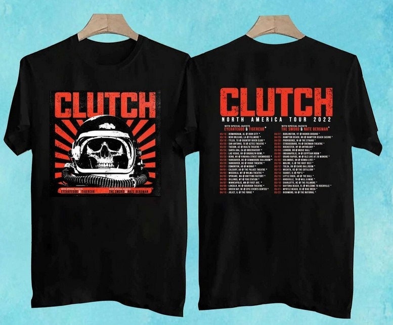 Discover Clutch Spring Tour 2022 Double sided tshirt