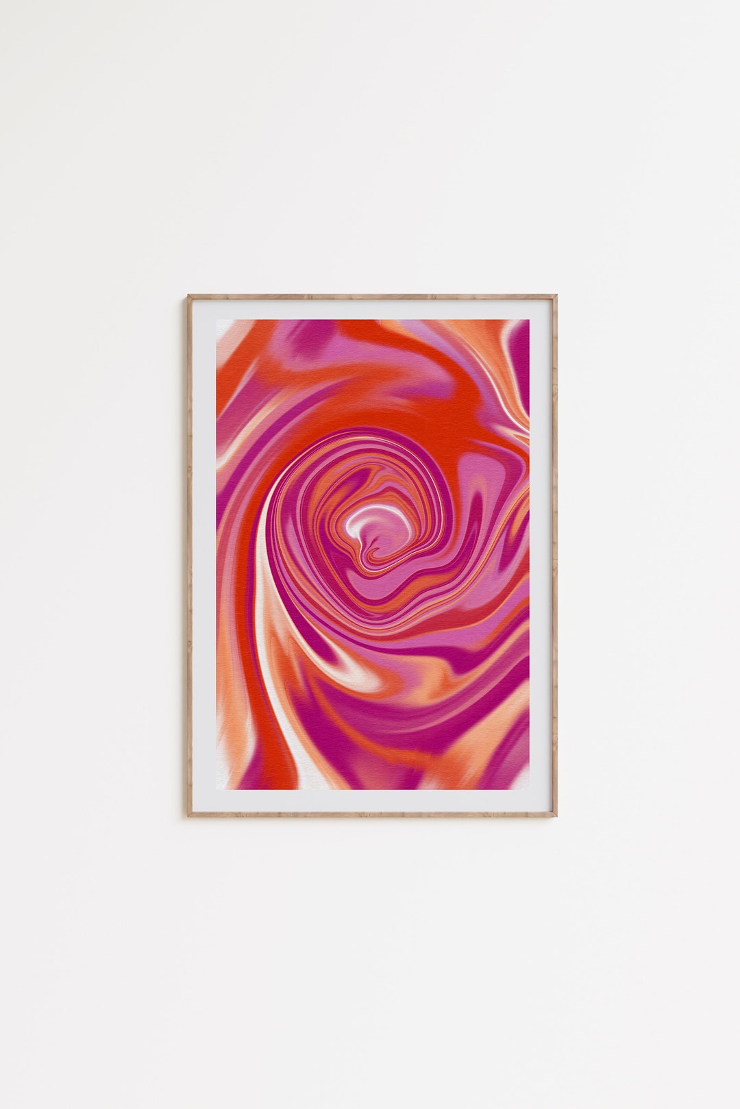 Lesbian Flag Color Art Abstract Wlw Art Lesbian Pride Art LGBTQ 
