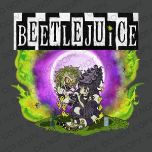 Beetlejuice Halloween PNG INSTANT DOWNLOAD file design