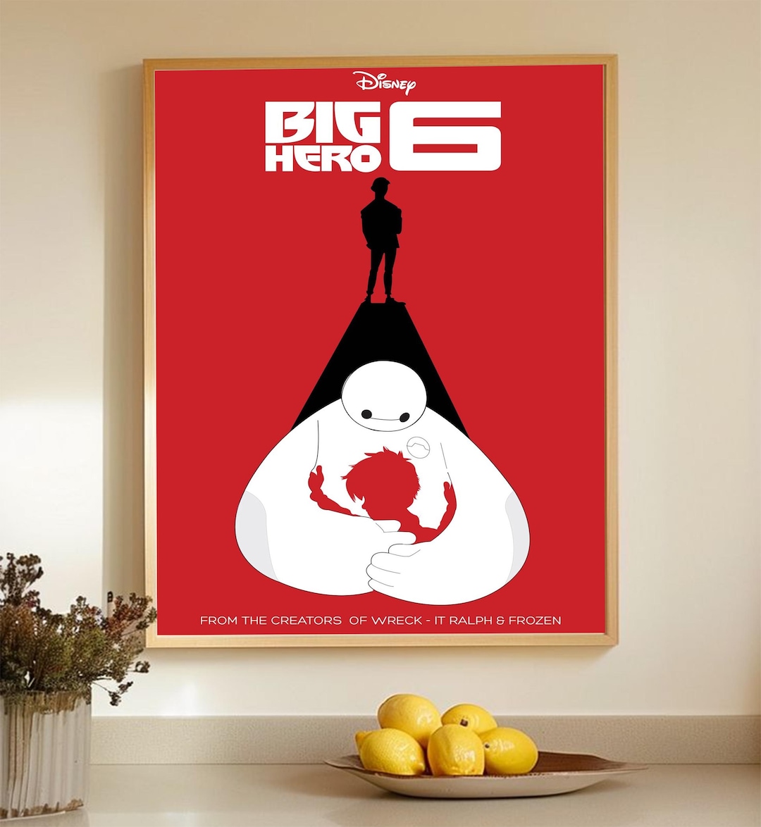 Big Hero 6 Movie Poster - Art Poster for Gift, Gifts, Wall Pr…