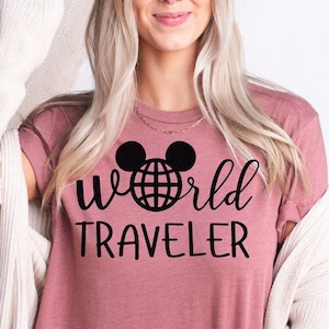 World Traveler Shirt, Epcot World Traveler Shirt, Disney Epcot Shirt, World Traveler Disney Epcot Shirt, Epcot Disney Shirt, Epcot Women Tee